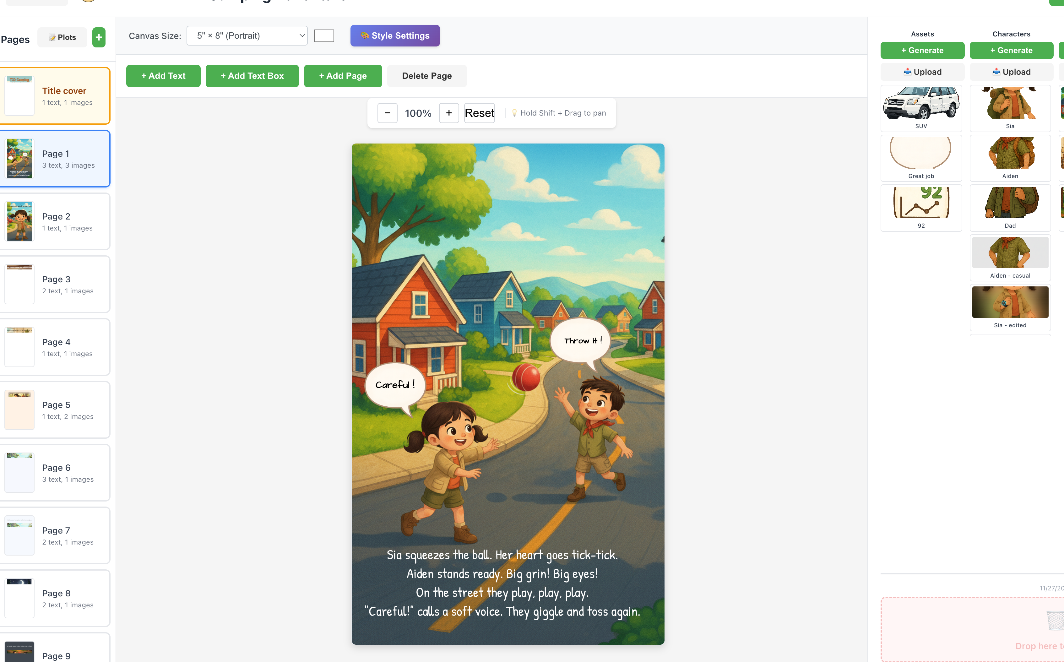 Tiny Little Fox Studio - Create AI-Powered Children's Storybooks